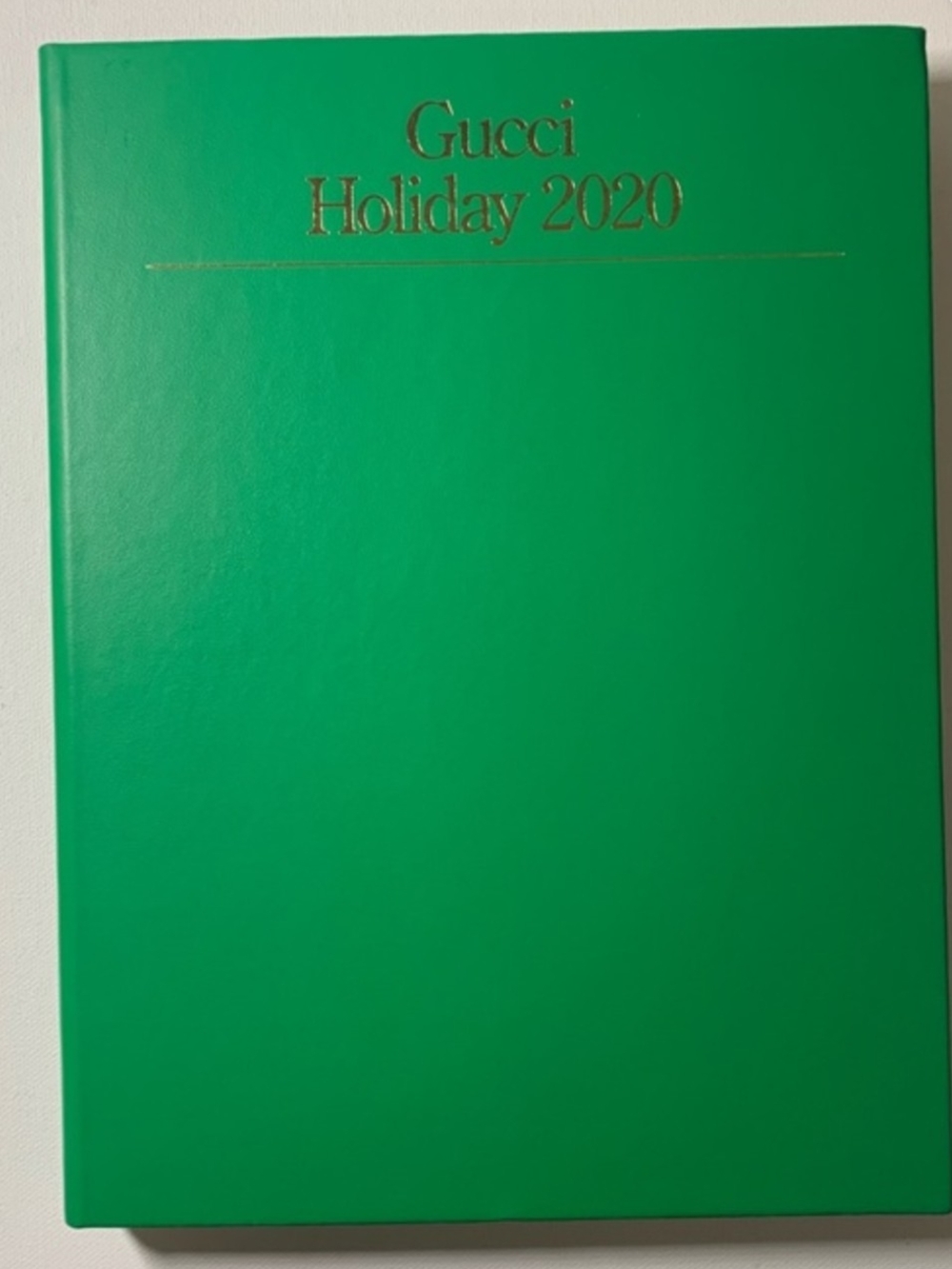 GUCCI GWP/VIP ROMO  Holiday 2020 Address Book & Lookbook Limited Edition